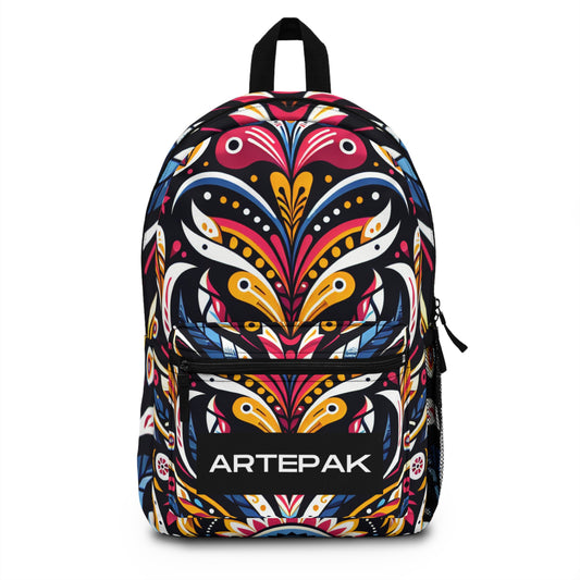 "Technicolor Tempo: Into the Pop Art Pulse"- Backpack