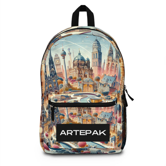 "Iconic City Essence Art"- Backpack