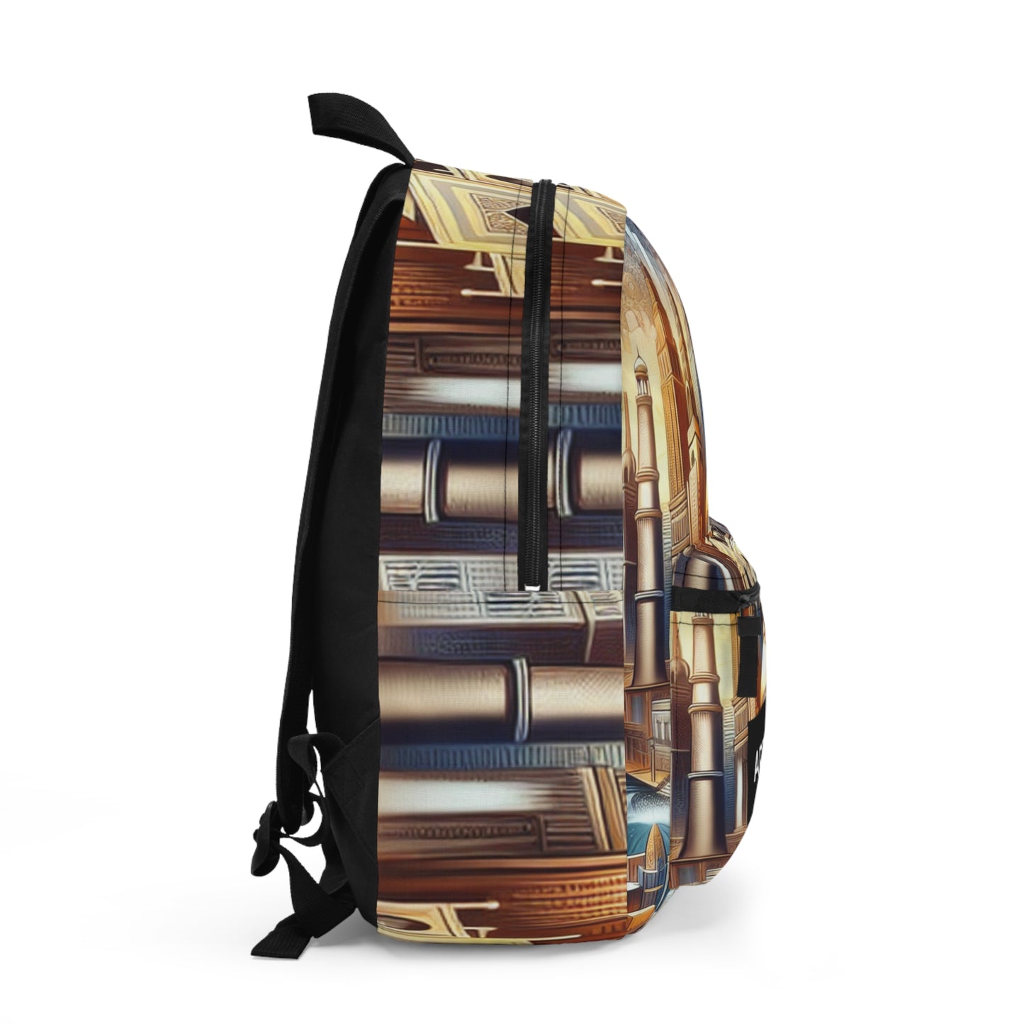 "Vibrant City Essence Artwork"- Backpack